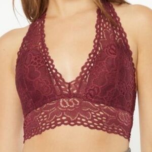 True By Rue21 Burgundy Lace Bralette NWOT Size XS